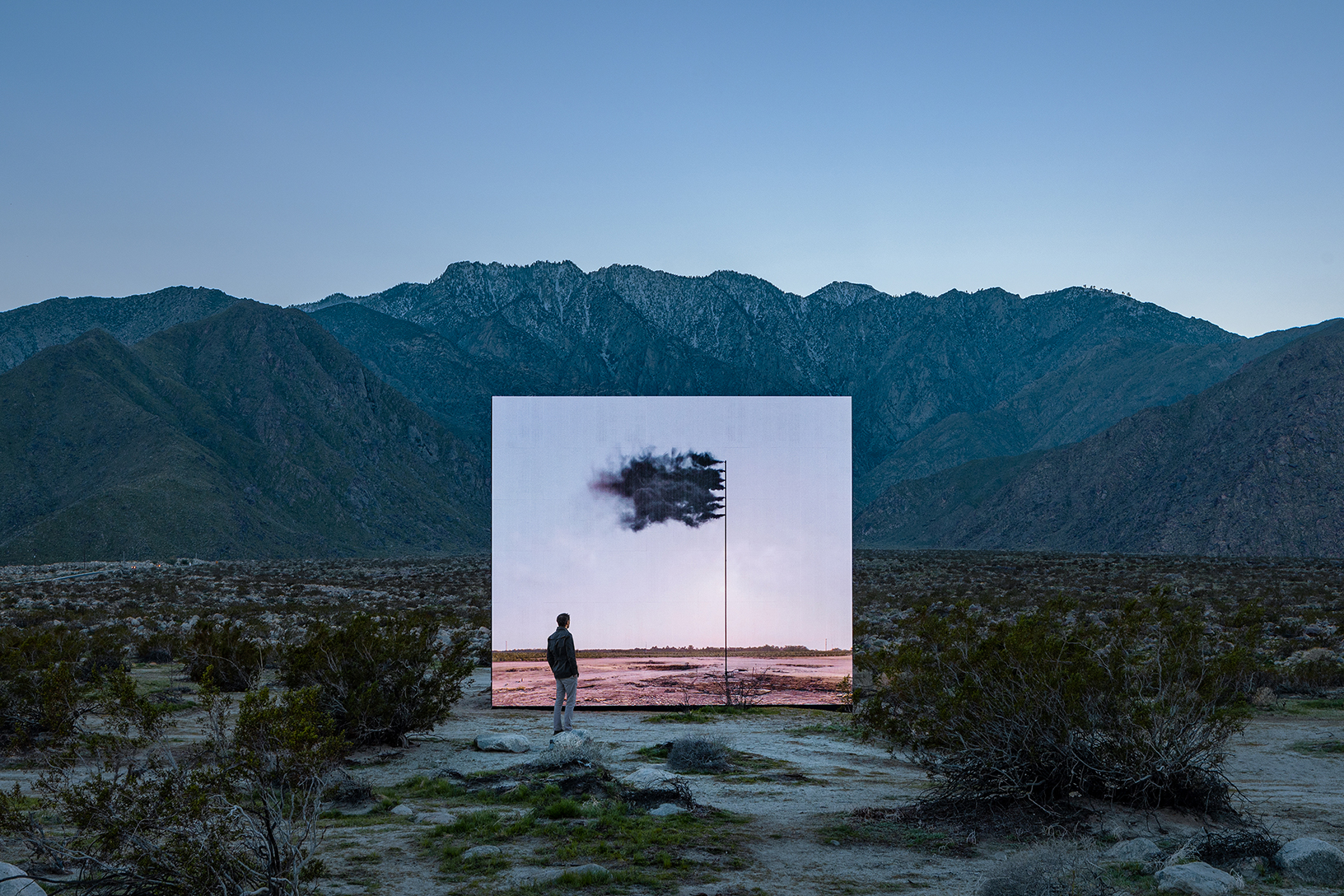 Photo by Lance Gerber, courtesy of the artist, John Gerrard and Desert X.