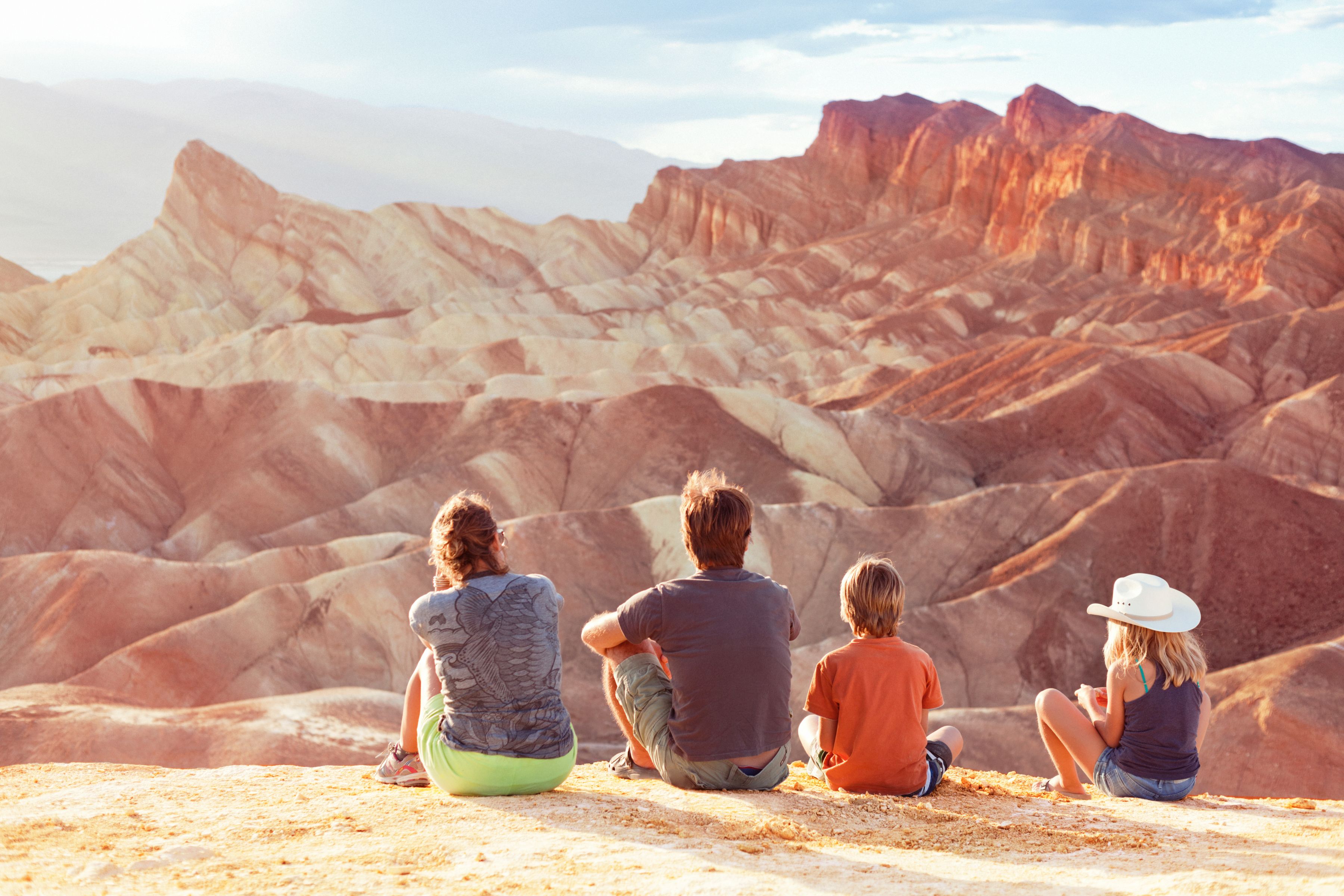 Zabriskie Point et Golden Canyon