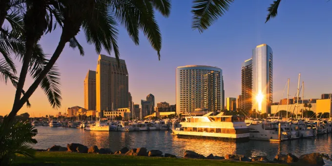Best Spot to Catch a Sunset in San Diego, Embarcadero