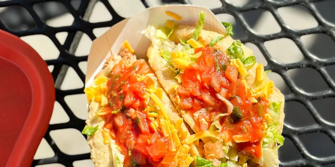 Farley Elliott Tacos at Arturo’s Puffy Taco in California