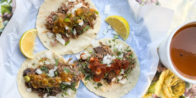 Farley Elliott Tacos at Barbacoa Ramirez in California