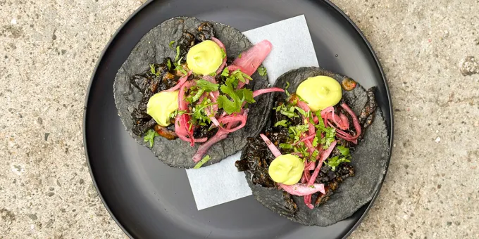Farley Elliott Tacos at Evil Cooks in California