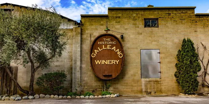 Jim Dorsey Photography/Courtesy Galleano Winery Galleano Winery, Rancho Cucamonga, California