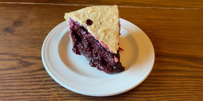Olallieberry Pie at Duarte's Tavern in Pescadero, California