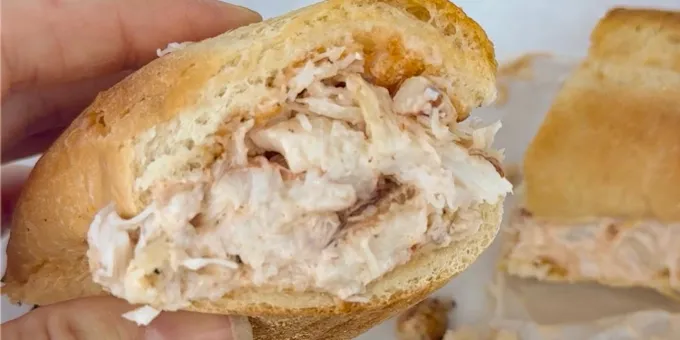 The crab sandwich at Spud Point Crab Co. in Bodega Bay, California