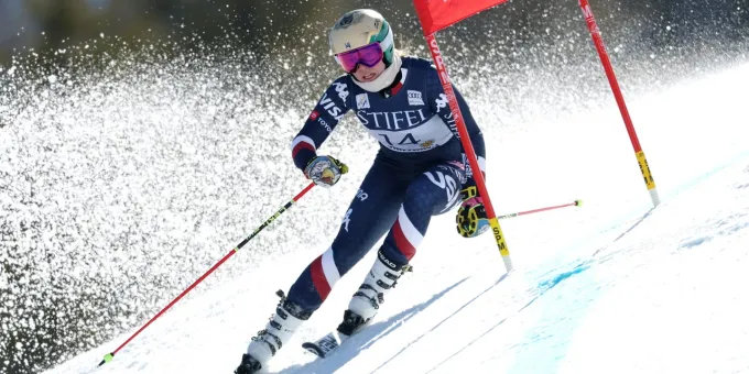 Olympic skier, AJ Hurt