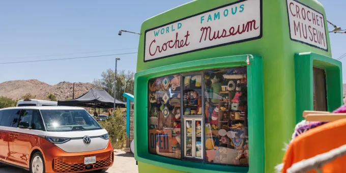 The World Famous Crochet Museum in Joshua Tree, California