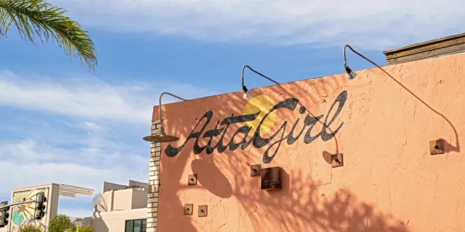 Exterior of AttaGirl in Hermosa Beach, California