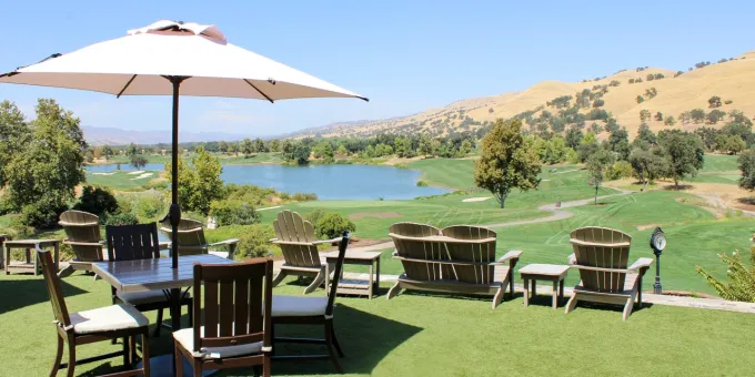 The golf course at Cache Creek Casino Resort
