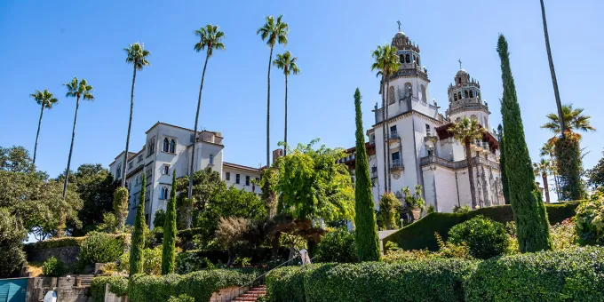 Hearst Castle, in California 